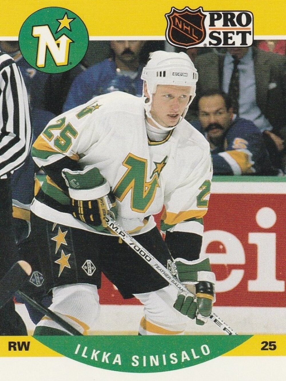 Ilkka Sinisalo - 1990 Pro Set Hockey Card